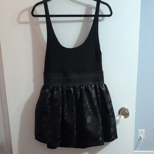 Marquise Black Dress with Zipper Detail